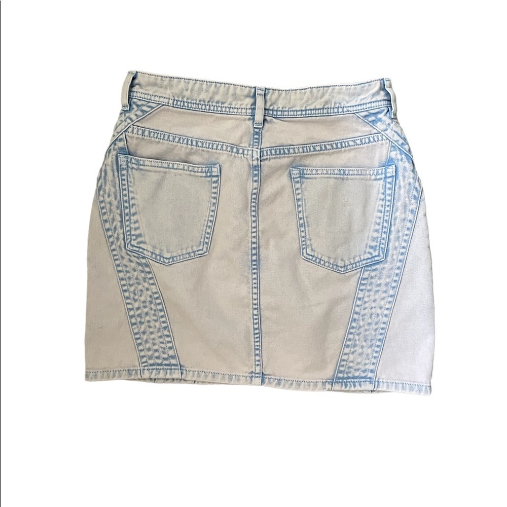 Iro Paris Jaliska Denim Mini Skirt Blue Size FR38 /US 6 - Picture 7 of 14